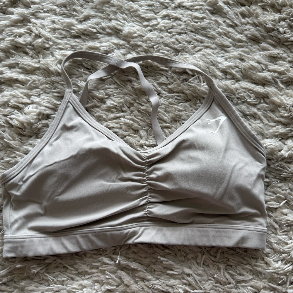 Gymshark Light Gray Sports Bra